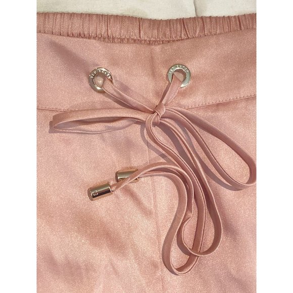 Ted Baker Womens 1 Toriyaa Utility Style Satin Jogger Pants Light Pink Size 4 - Picture 12 of 16